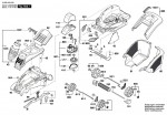 Bosch 3 600 HA4 201 Rotak 1700-40 R Lawnmower 230 V / Eu Spare Parts